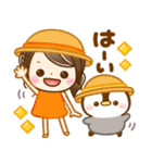 大人可愛い女の子♡ぺんぺんの夏（個別スタンプ：17）