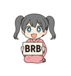メルフィ：ピンク浴衣編（個別スタンプ：12）