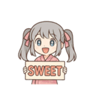 メルフィ：ピンク浴衣編（個別スタンプ：13）