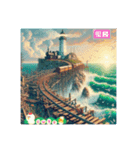 ロマンティック鉄道2025❤️16（個別スタンプ：4）