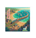 ロマンティック鉄道2025❤️16（個別スタンプ：7）