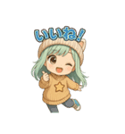 もふキャップのもこちゃん（個別スタンプ：3）