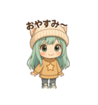 もふキャップのもこちゃん（個別スタンプ：26）
