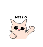 ネコみたいなカラフル（個別スタンプ：4）