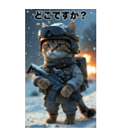 進撃の猫軍団 敬語スタンプ（個別スタンプ：28）