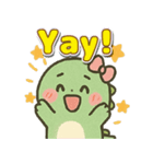 かわいく英会話！もちもちザウルス（個別スタンプ：5）