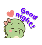 かわいく英会話！もちもちザウルス（個別スタンプ：6）