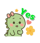 かわいく英会話！もちもちザウルス（個別スタンプ：7）