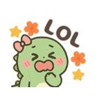 かわいく英会話！もちもちザウルス（個別スタンプ：8）
