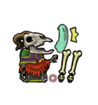 アンデッド動く⚰️骨ネクロマンサー（個別スタンプ：11）