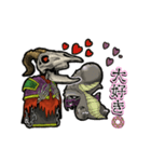 アンデッド動く⚰️骨ネクロマンサー（個別スタンプ：18）