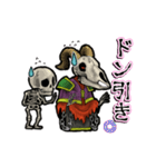 アンデッド動く⚰️骨ネクロマンサー（個別スタンプ：19）