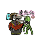 アンデッド動く⚰️骨ネクロマンサー（個別スタンプ：24）