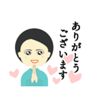 着物女子 大人編（個別スタンプ：3）