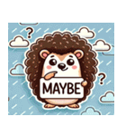 アフロハリネズミのスタンプ@SFW（個別スタンプ：6）