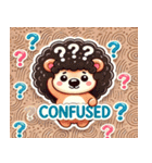 アフロハリネズミのスタンプ@SFW（個別スタンプ：18）