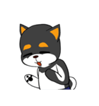 黒柴犬のつぶやき（個別スタンプ：14）