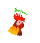 とりさんのひと言 フランス語 ver.（個別スタンプ：2）