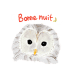 とりさんのひと言 フランス語 ver.（個別スタンプ：3）