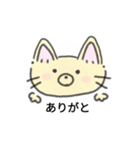 手書き猫のイラストスタンプ（個別スタンプ：3）