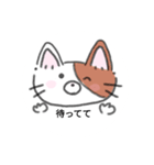 手書き猫のイラストスタンプ（個別スタンプ：40）