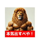 筋トレマッチョライオン！札幌バージョン（個別スタンプ：20）