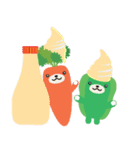 ルフルフランド お野菜三悪人（個別スタンプ：23）