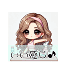 ワークアウト女子の日常とエクササイズ会話（個別スタンプ：15）