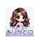 ワークアウト女子の日常とエクササイズ会話（個別スタンプ：33）