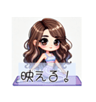 ワークアウト女子の日常とエクササイズ会話（個別スタンプ：39）