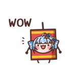 ゆゆの新年バクバク爆竹（個別スタンプ：12）