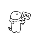 とかげさんのえりまきとかげスタンプだよ（個別スタンプ：21）