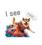 柴犬太のNo dance, No life（個別スタンプ：5）