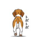 犬の後ろ姿♪背中で語りそうなセリフ（個別スタンプ：20）