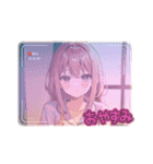 照れてる顔の女の子（個別スタンプ：24）