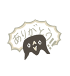 たまに怖い顔をするアデリーペンギン（個別スタンプ：4）