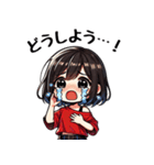 今日も推しが世界一！【赤】（個別スタンプ：15）