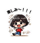 今日も推しが世界一！【赤】（個別スタンプ：16）