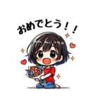 今日も推しが世界一！【赤】（個別スタンプ：30）