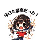 今日も推しが世界一！【赤】（個別スタンプ：33）