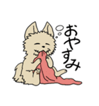 かくも、せわしきイッヌ達1（個別スタンプ：35）