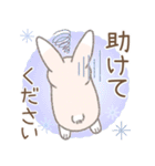 年中使える(敬語)※うさぎさん（個別スタンプ：25）
