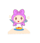 プリンのアラモードな世界♪（個別スタンプ：4）
