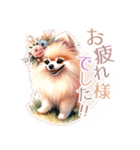 ポメラニアンスタンプ pomeranian（個別スタンプ：20）