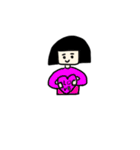 おかっぱちゃんとオムさん（個別スタンプ：19）