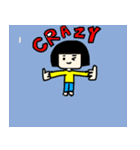 おかっぱちゃんとオムさん（個別スタンプ：22）
