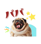 日常会話♪太っちょパグたん（個別スタンプ：34）