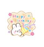 よく使う敬語＆誕生日♡ひょっこりうさぎ（個別スタンプ：33）