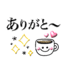 ぷくぷくボールペン風♡毎日使える敬語（個別スタンプ：9）