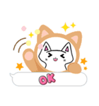 白猫LINEスタンプ（個別スタンプ：3）